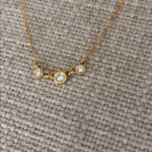 18K diamond necklace